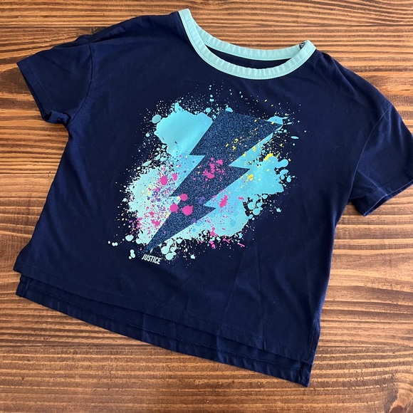 Justice Girls Boxy Tee - Picture 1 of 4